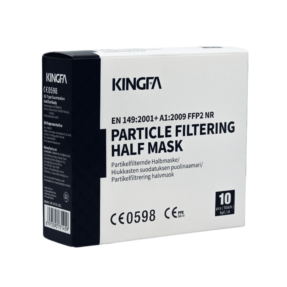 Kingfa FFP2 Maske in weiß 10 Stück